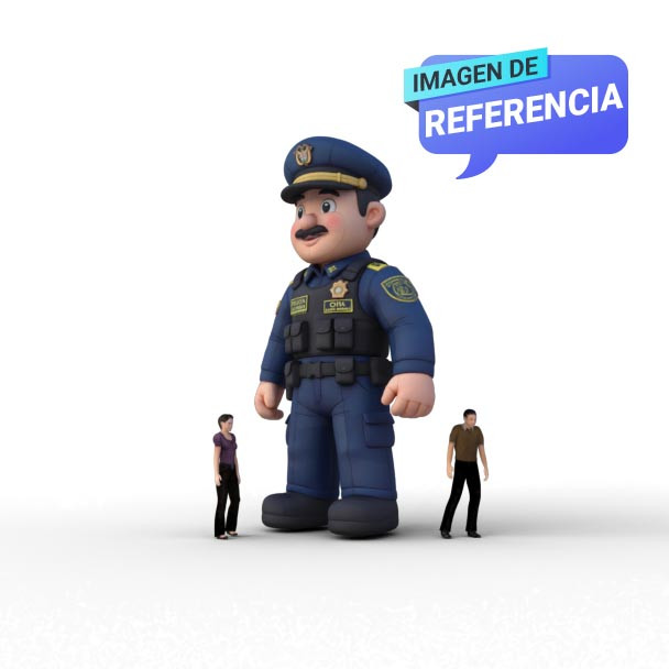 Muñecos Policia Inflables | 2 a 8 metros.
