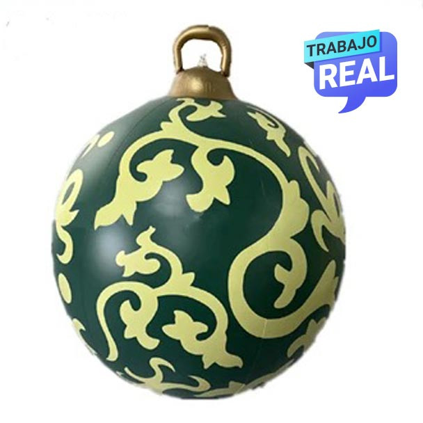 Bolas inflables para decoración navideña de 60 cm