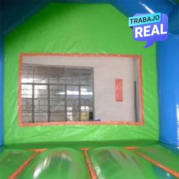 Saltarín inflable con tema acuático
