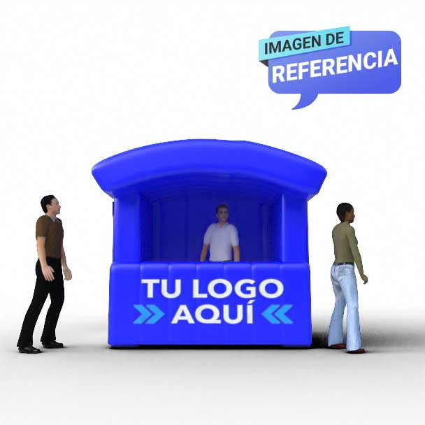 Stand Luxe Inflables Azul Referencia