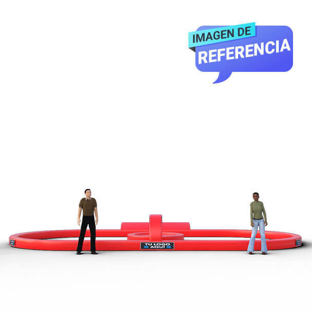 Interactivo  Inflable Race Track 0.6 X 10.5 X 5.4 metros.