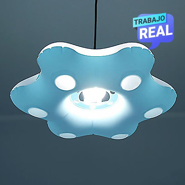 lampara inflable luz led solar Cali
