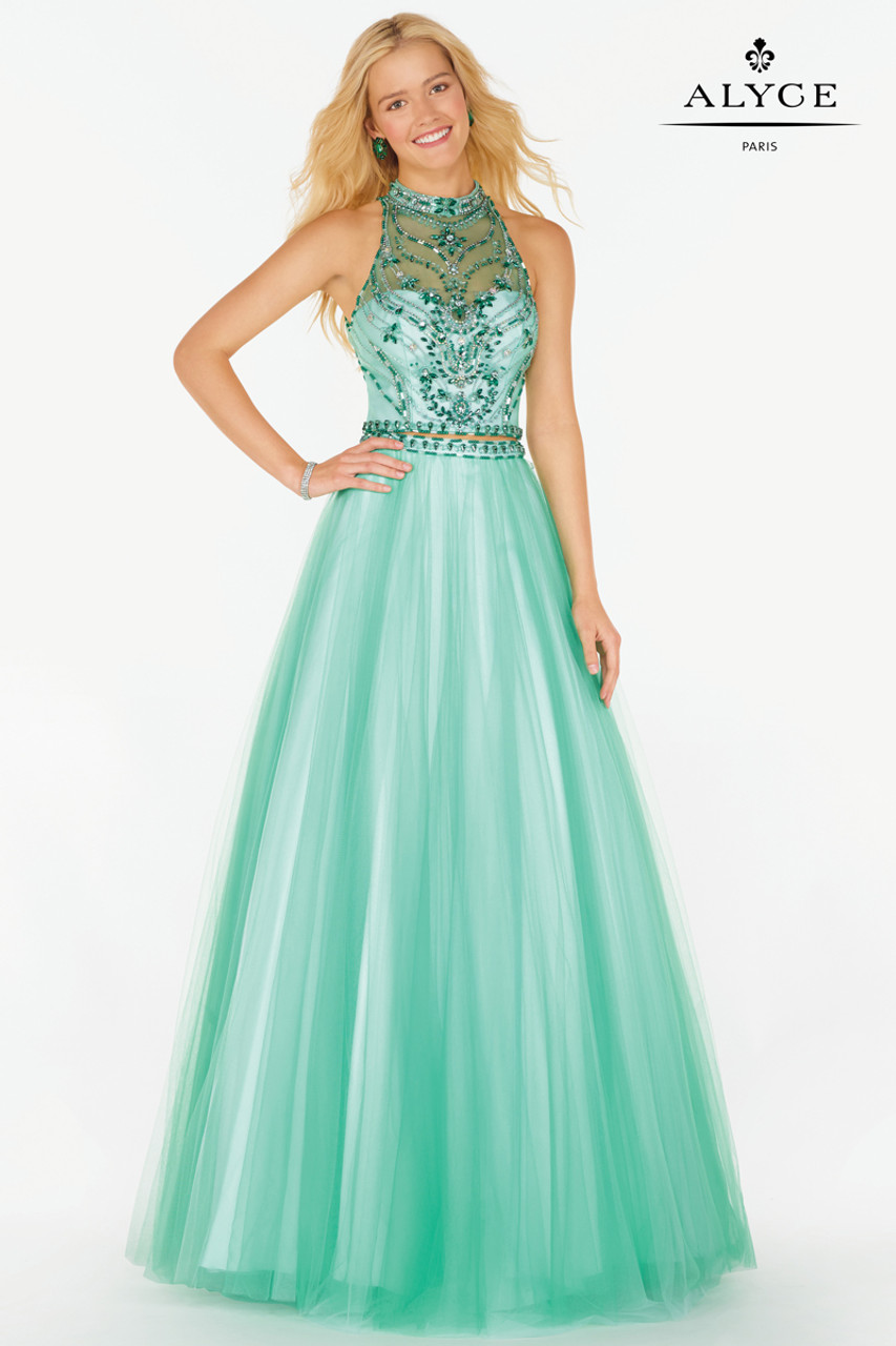 halter top prom dresses