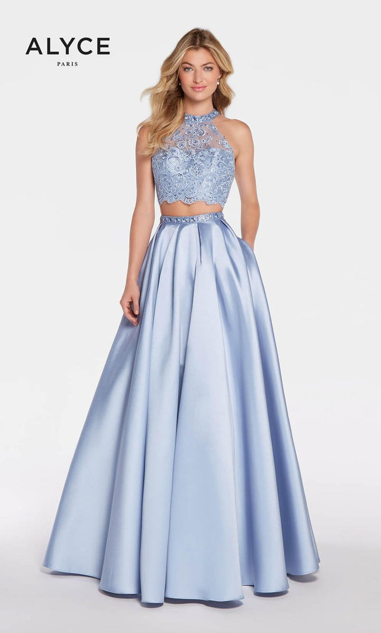 periwinkle ball gown