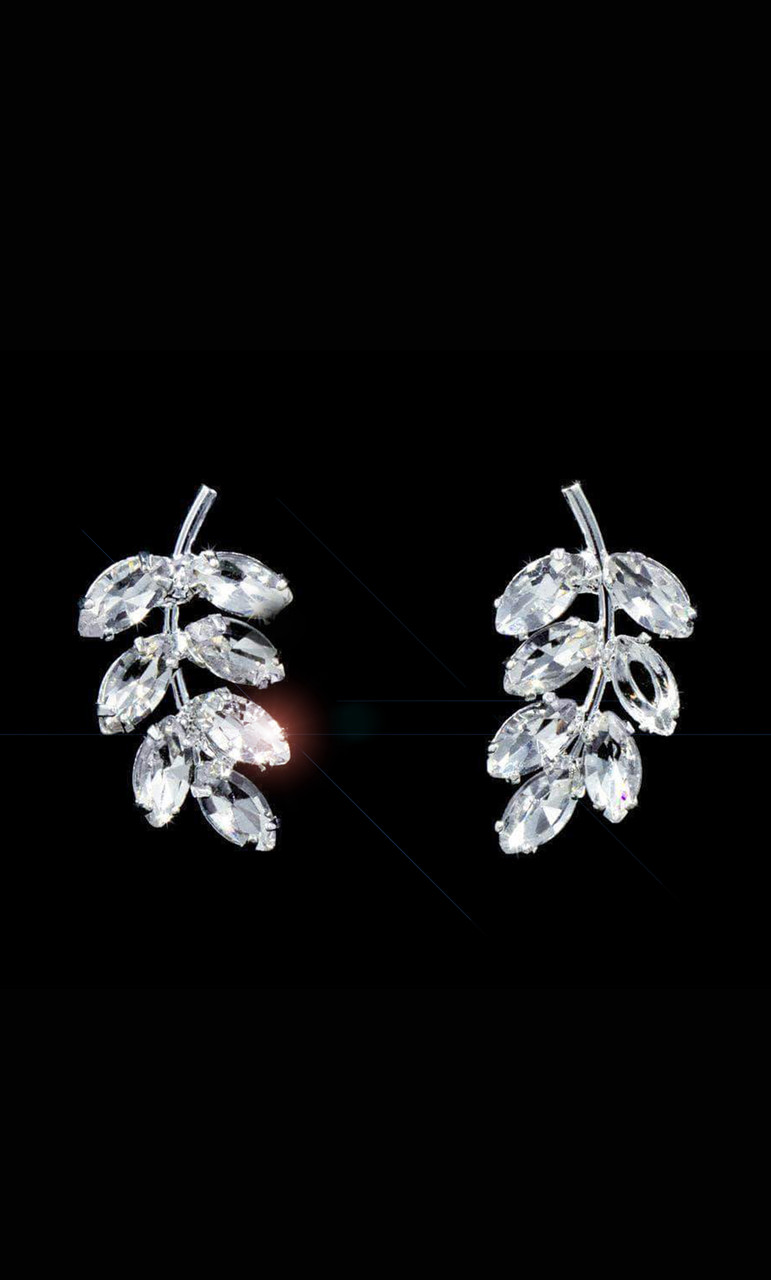 Laurel Leaf Stud Earrings - Prom-Avenue