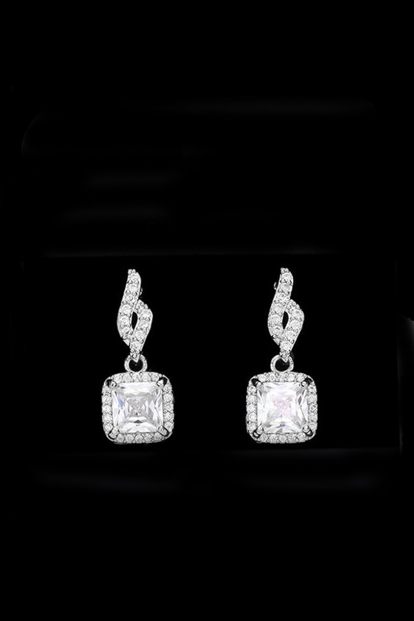 Crystal Drop Earrings PromAvenue