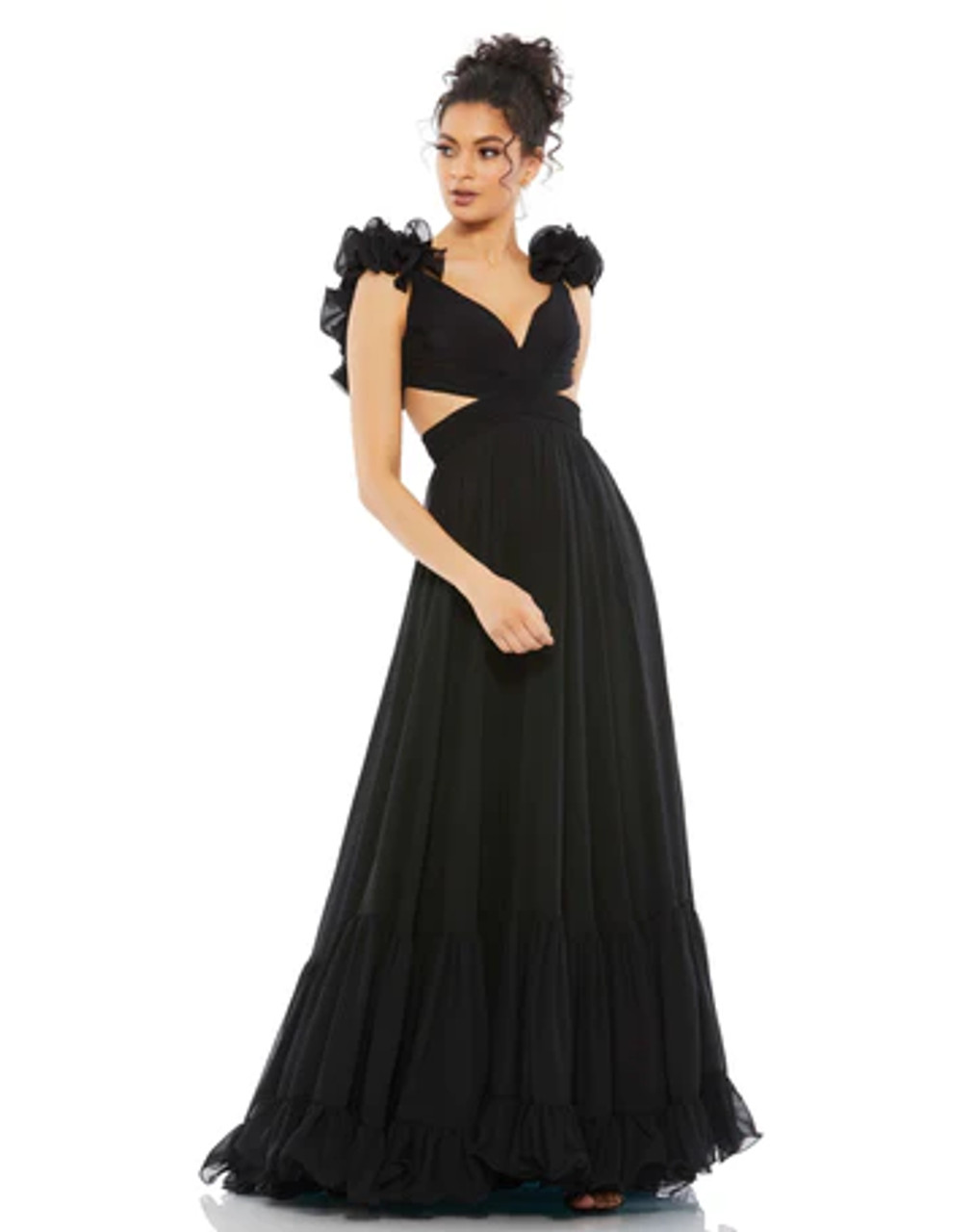 One Shoulder Gown in style AL A1053 - Prom-Avenue