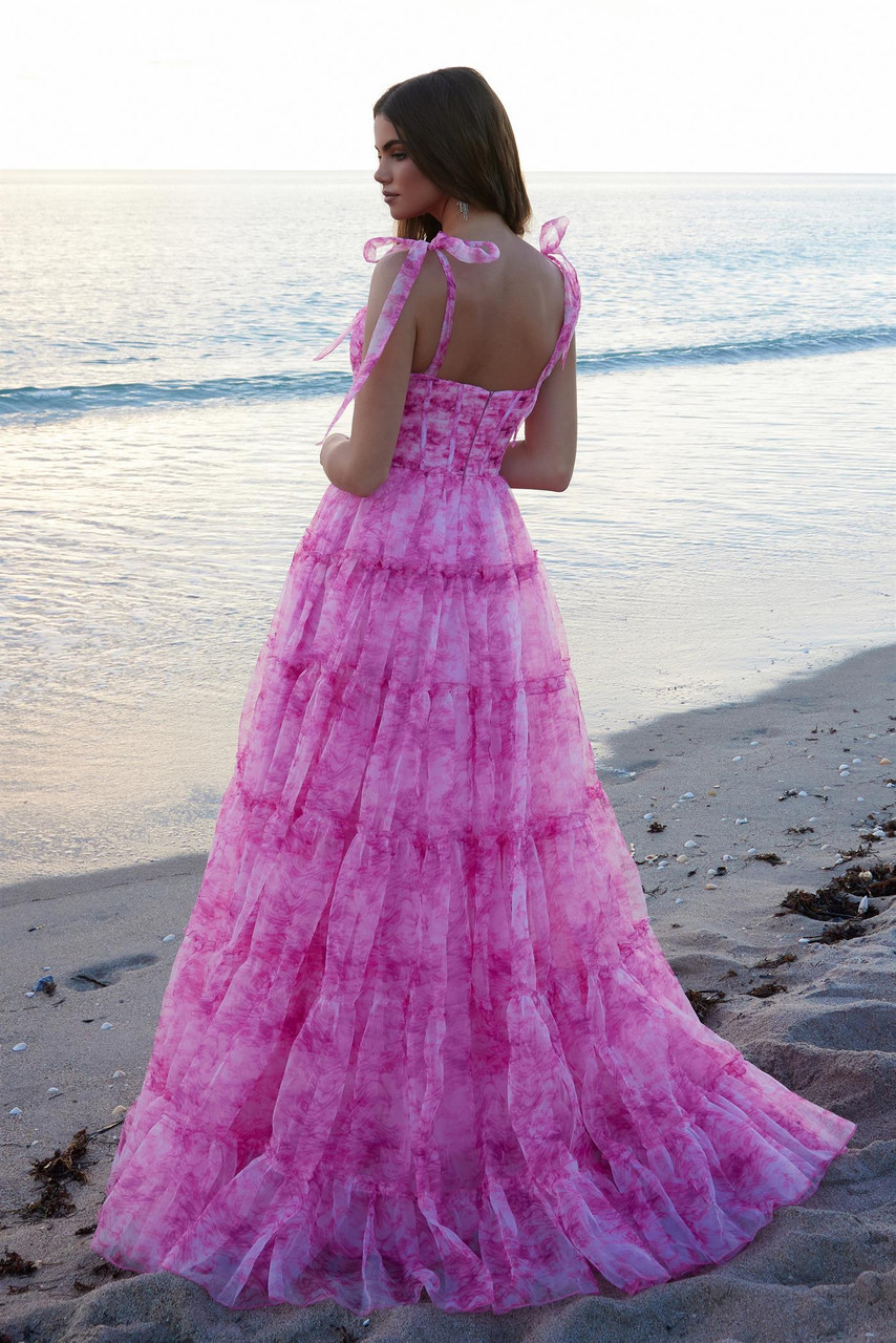 Long Chiffon Dress style NOX T1501 - Prom-Avenue Long Chiffon Dress style NOX T1501 - Prom-Avenue