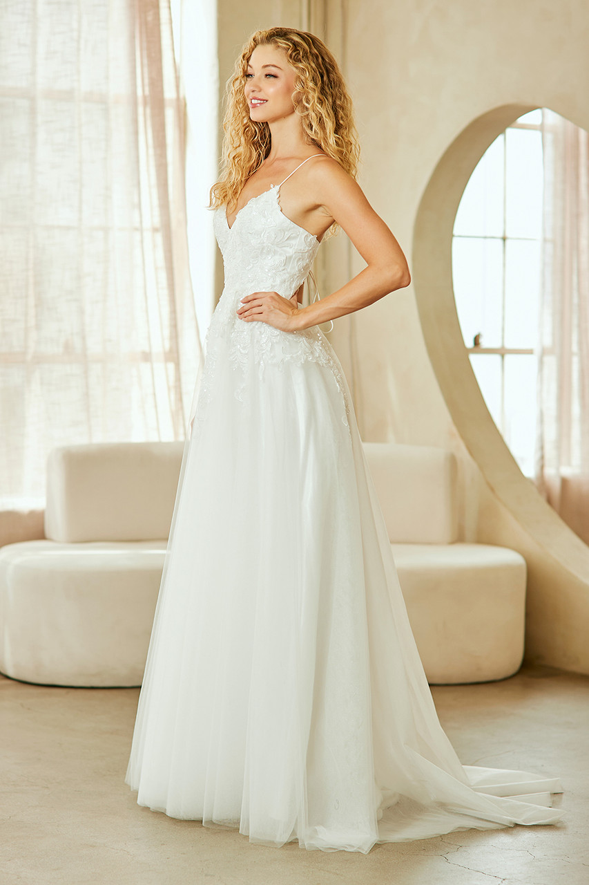 A-LINE DRESS WITH CUT OUT BACK STYLE 9079 - Prom-Avenue A-LINE DRESS WITH CUT OUT BACK STYLE 9079 - Prom-Avenue