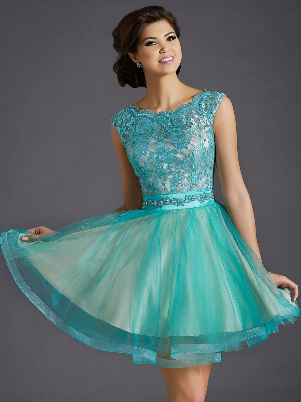 sachin and babi light blue dress Clarisse Prom Dresses Toronto| Short & Formal Dresses| Amanda Linas main image 0