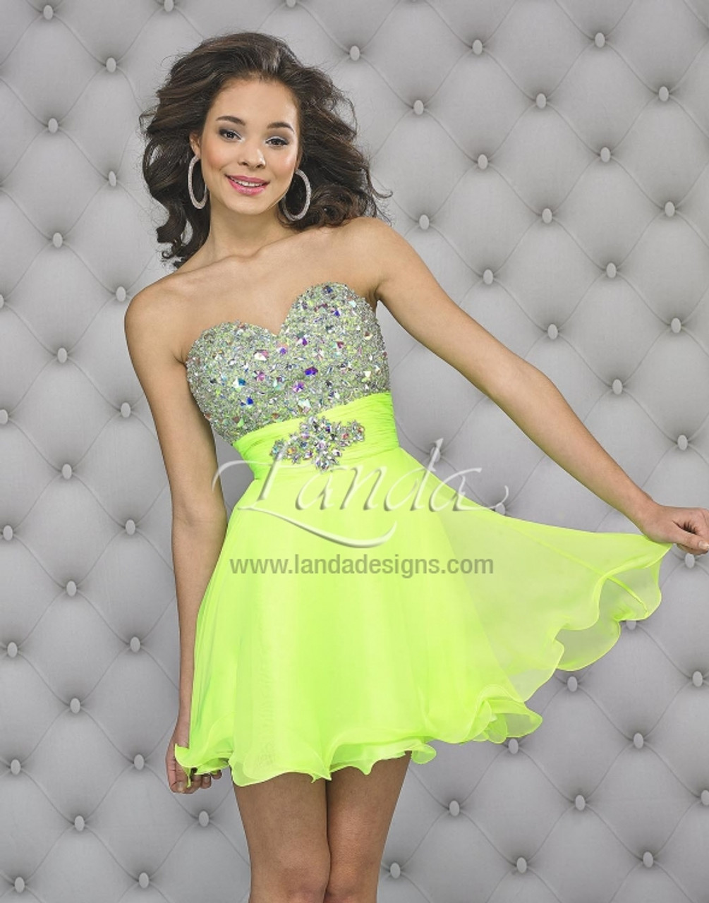 Neon Dresses For Homecoming