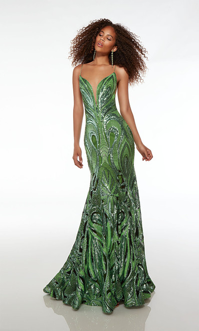 Formal Dress: 61601. Long, Strapless, A-line, Lace-up Back