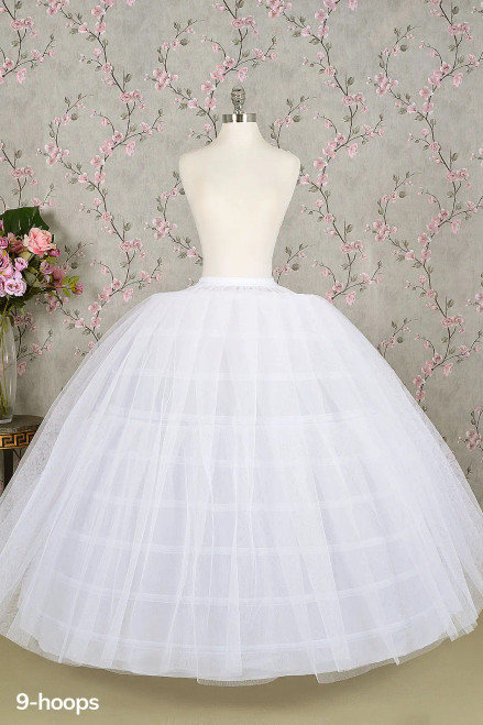 GL9009, PETTICOAT, 9 HOOP PETTICAOT, gls, prom avenue