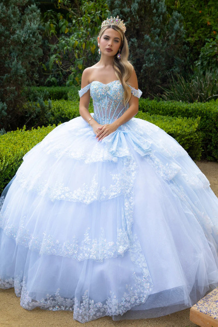 GL3612, quince, quinceanera dress, blue quinceanera dress, prom avenue