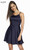 Alyce 4118 Short Homecoming Dress with Scoop Neckline