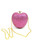 Pink Apple Clutch Bag