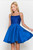 PU 8730, poly usa 8730,Aura in confidence in style PU 8447 with square neckline and sequins bodice. The dress has corset lace up back and thin spaghetti straps. Shop prom avenue

Available in Royal Blue 