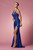 Royal Blue Prom Dress with Side Slit style NX S1016