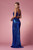 Royal Blue Prom Dress with Side Slit style NX S1016