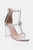 Chunky clear lucite heels in style Bummy 02-S that is adorned with beautiful AB stone with zip closure, open toe dress shoes. Perfect for prom and formals - shop prom avenue 

Available in Silver 