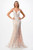 White Nude Long Prom Dress style ASP P2211