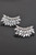 Teardrop crystals post back earrings, silver plated and measurres at 1.1 X 0.5 approx. inches

Lead & Nickel Compliant
Made in China