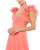 Ruffle Tiered Cut-out Chiffon Gown 