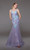 One of a kind formal sequin dress  in style 1822 with plunging V neckline with spaghetti straps and mermaid silhouette. This dress has lace up back- shop prom avenue