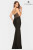 FAVIANA S10800 V Neckline with Corset Back and Rhinestone Beading