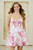 Amelia 2069S, strapless dress, blue dress, corset short dress, layered homecoming dress, lace up back, semi formals, 
