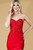 AMELIA 7052, red, long dress, long red gown, red gown, strapless gown, strapless dress, red dress with side slit, red strapless dress, 