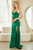 AMELIA 7081, long prom dress, prom dress with side slit, sexy prom dress, strapless prom dress, fitted prom dress, mermaid prom dress, green dress, green prom dress, green long gown, green long formal gown 