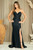 AMELIA 7081, long prom dress, prom dress with side slit, sexy prom dress, strapless prom dress, fitted prom dress, mermaid prom dress, black dress, black prom dress, strapless black prom dress, black formal dress 
