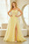 AMELIA 9076, long prom dress, strapless prom dress, prom dress with side slit, a-line prom dress, tulle prom dress