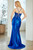 FITTED LONG PROM DRESS style 9081