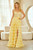 AMELIA 7087,Yellow prom dress, yellow formal gown, yellow  semi formal gown, yellow  strapless dress, white   fitted dress, yellow prom dress with side slit, gala dress, winter formals, elegant prom dress, sophisticated prom dress, perfect prom dress, teen school dance dress, dance dress, evening wear, evening dress