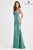 Faviana Blue prom dress, blue formal gown, blue semi formal gown, blue strapless dress, blue fitted dress, blue prom dress with side slit, gala dress, winter formals, elegant prom dress, sophisticated prom dress, perfect prom dress, teen school dance dress, dance dress, evening wear, evening dress,PROM AVENUE
