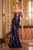 CD Blue prom dress, blue formal gown, blue semi formal gown, blue strapless dress, blue fitted dress, blue prom dress with side slit, gala dress, winter formals, elegant prom dress, sophisticated prom dress, perfect prom dress, teen school dance dress, dance dress, evening wear, evening dress,PROM AVENUE
