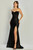  Adora  Black prom dress, black formal gown, black semi formal gown, black strapless dress, black fitted dress, black prom dress with side slit, gala dress, winter formal, elegant prom dress, sophisticated prom dress, perfect prom dress, teen school dance dress, dance dress, evening wear, evening dress, PROM AVENUE
