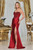 Adora Red prom dress, red formal gown, red semi formal gown, red strapless dress, red fitted dress, red prom dress with side slit, gala dress, winter formals, elegant prom dress, sophisticated prom dress, perfect prom dress, teen school dance dress, dance dress, evening wear, evening dress,PROM AVENUE

