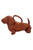 FAUX LEATHER DASCHUND HANDBAG