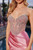 Pink prom dress, pink formal gown, pink semi formal gown, pink strapless dress, pink fitted dress, pink prom dress with side slit, gala dress, winter formals, elegant prom dress, sophisticated prom dress, perfect prom dress, teen school dance dress, dance dress, evening wear, evening dress, prom avenue, NOX ANABEL E1892