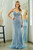 AMELIA 2132, blue prom dress, blue dress, prom, prom gown, blue gown with straps, dress with straps, prom avenue, fit and flare dress, mermaid silhouette dress 