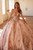JT1485J Quince,ROSE GOLD QUINCE, quinceanera, quinceneara dress, sweet 16, sweet 16 dress prom avenue