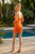 JULIET DRESS Orange hoco dress, Orange formal gown, Orange semi formal gown, Orange strapless dress, Orange fitted dress, Orange hoco dress with side slit, gala dress, winter formals, elegant hoco dress, sophisticated hoco dress, perfect hoco dress, teen school dance dress, dance dress, evening wear, evening dress,PROM AVENUE
