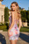 FLORAL HOMECOMING DRESS style JT7117A