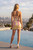 STRAPLESS SATIN COCKTAIL MINI DRESS style T7105
