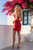 BEADED CORSET SATIN RUCHED MINI DRESS style R7067