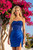 L7026,Blue homecoming dress, Blue  hoco dress, Blue strapless dress, Blue  fitted homecoming dress, Blue  homecoming dress with side slit, hoco dress, short dress, elegant homecoming dress, sophisticated homecoming dress, perfect homecoming dress, teen school dance dress, dance dress,  evening dress, PROM AVENUE
