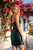 BEADED CORSET SATIN RUCHED MINI DRESS style L7026